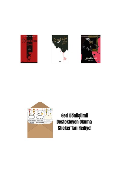 Dracula Nın Konuğu + Dracula + Dracula + Okuma Sticker'ları