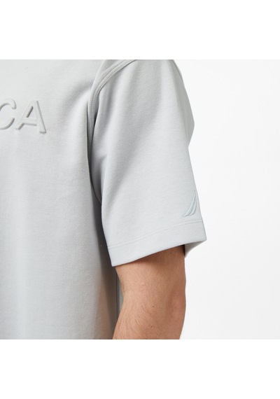 Nautica Erkek Mavi Regular Fit Baskılı T-shirtbaskılıv55227t