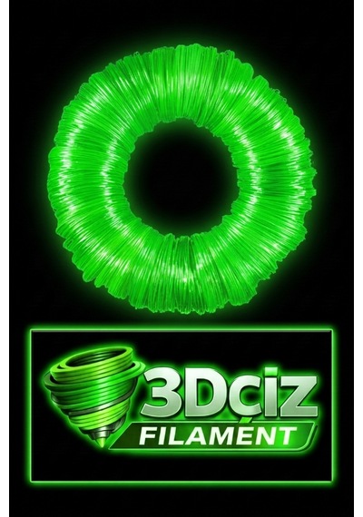 3d Kalem Filament Pla Glow İn The Dark Karanlıkta Parlayan Kalem 10 Metre 5 Adet 2 Metre