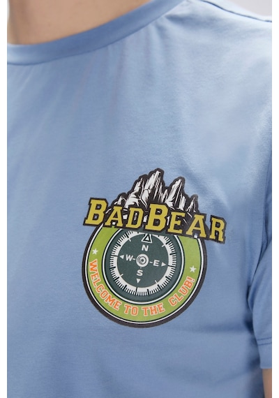 Bad Bear Anderson Element Mavi Erkek Baskılı Tişört Mavi
