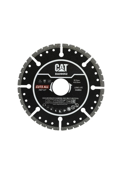 Cat Dx3090 720watt 125mm Profesyonel Avuç Taşlama + Da09052 Genel Amaçlı Elmas Kesme Diski