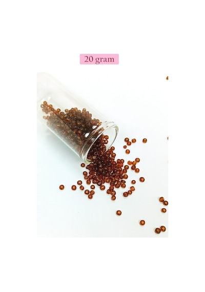Dökme Cam Kum Boncuk 8/0 3 Mm - 4 Renk - Toplam 80 Gram - Bnc420