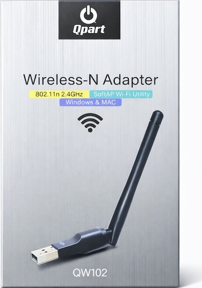 Qpart Tek Antenli Usb Wifi Adaptör