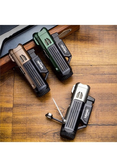 Lubinski Tek Torch Puro Çakmağı Delici+iğneli Gunmetal Lb-114