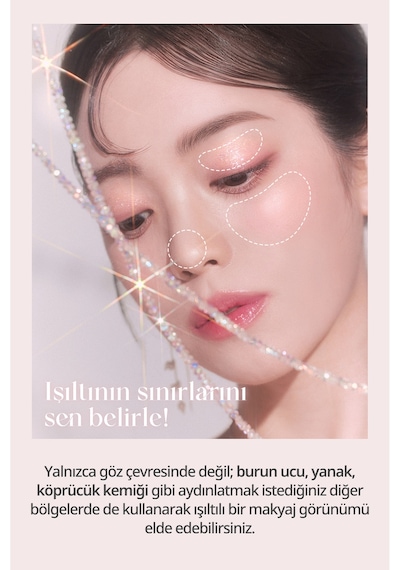 Dasique İnci Işıltılı Likit Glitter Starlit Jewel Liquid Glitter 02 Candy Hearts 02 Candy Hearts