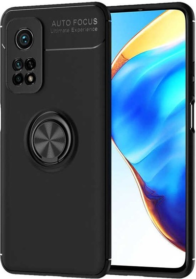 Xiaomi Mi 10T Pro 5G Kılıf Zore Ravel Yüzüklü Silikon Kılıf