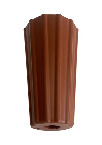 Armut Kahverengi Plastik 12cm 8mm Vidalı Mobilya Koltuk Ve Baza Ayağı 12cm Kahverengi 8mm 4 Adet Kahverengi