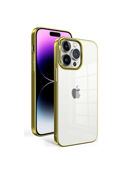 Apple Uyumlu iPhone 14 Pro Max Sun Kılıf-gold Gold Gold