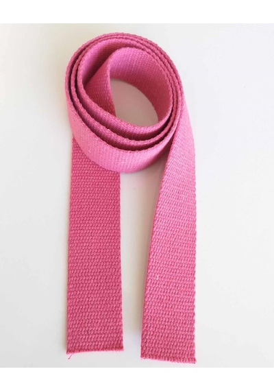 Angel Çanta Aksesuar 4 Cm Pamuklu Kolon 1 Metre Fuşya