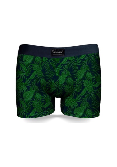John Frank Desenli Pamuklu Boxer Erkek Boxer Jfbuc146 Yeşil