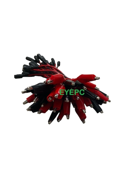 5 Adet Akü Bağlantı Kablosu Maşalı Kablo 12 Volt-6 Volt Akü Şarj Kablosu Akü Şarj Etmek İçin