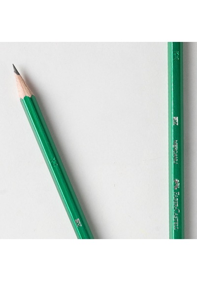 Faber-castell Köşeli Mercanlı Kurşun Kalem 12 Li, Hb Derece, Kırılmaya Dayanıklı Uç, Kolay Açıl Mavi