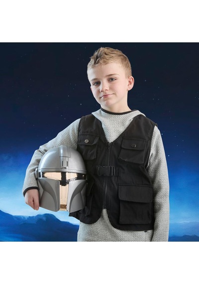 Star Wars The Mandalorian Elektronik Maske / Replikler Ve Ses Efektleri İçerir / Çocuklar İçin Kostüm Aksesuarı /