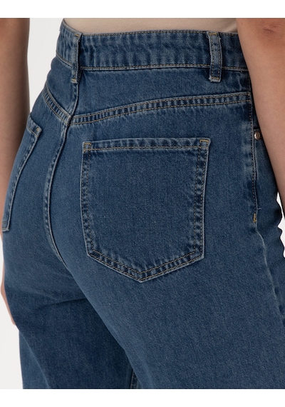 Pierre Cardin Kadın Mavi Pantolon Jean 50306941-vr036 Mavi