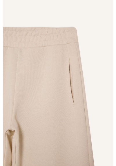 Defacto Kız Çocuk Wide Leg Eşofman Altı G0577a826sper117 Ekru-er117