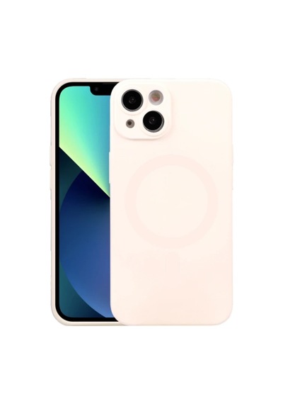 Ally İphone 14 6.1inç Liquid Silica Magsafe Uyumlu Silikon Kılıf- 5775 Mavi