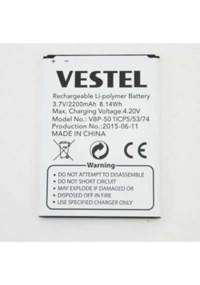 Vestel Uyumlu Venüs 5.0 V 5.0 X Pil Batarya Vbp-50 İthal