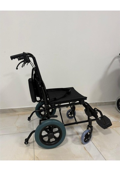 Dm863labj-12 Jet Black Transfer Alüminyum Tekerlekli Sandalye