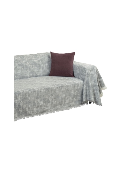 Purecot Premium Pamuklu Püsküllü Koltuk Örtüsü 180x300 Large Çift Taraflı Terletmez, Kaymaz Ant Diğer