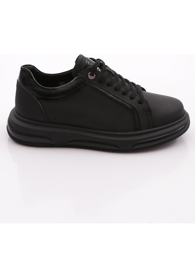 Dgn 2841 Erkek Sneaker Ayakkabı Siyah Mat