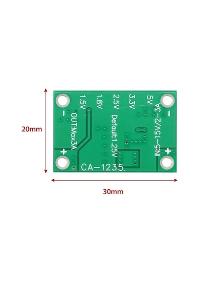 5-16v 3a Voltaj Düşürücü Modül Ca-1235 Dc Dc Çevirici Ayarlanabilir Güç Kaynağı Step Down Power