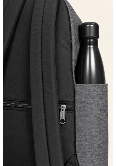 Eastpak Day Pak'r Unisex Sırt Çantası Siyah Gri Laptop Bölmeli Geniş Hacimli Günlük Okul Çantası