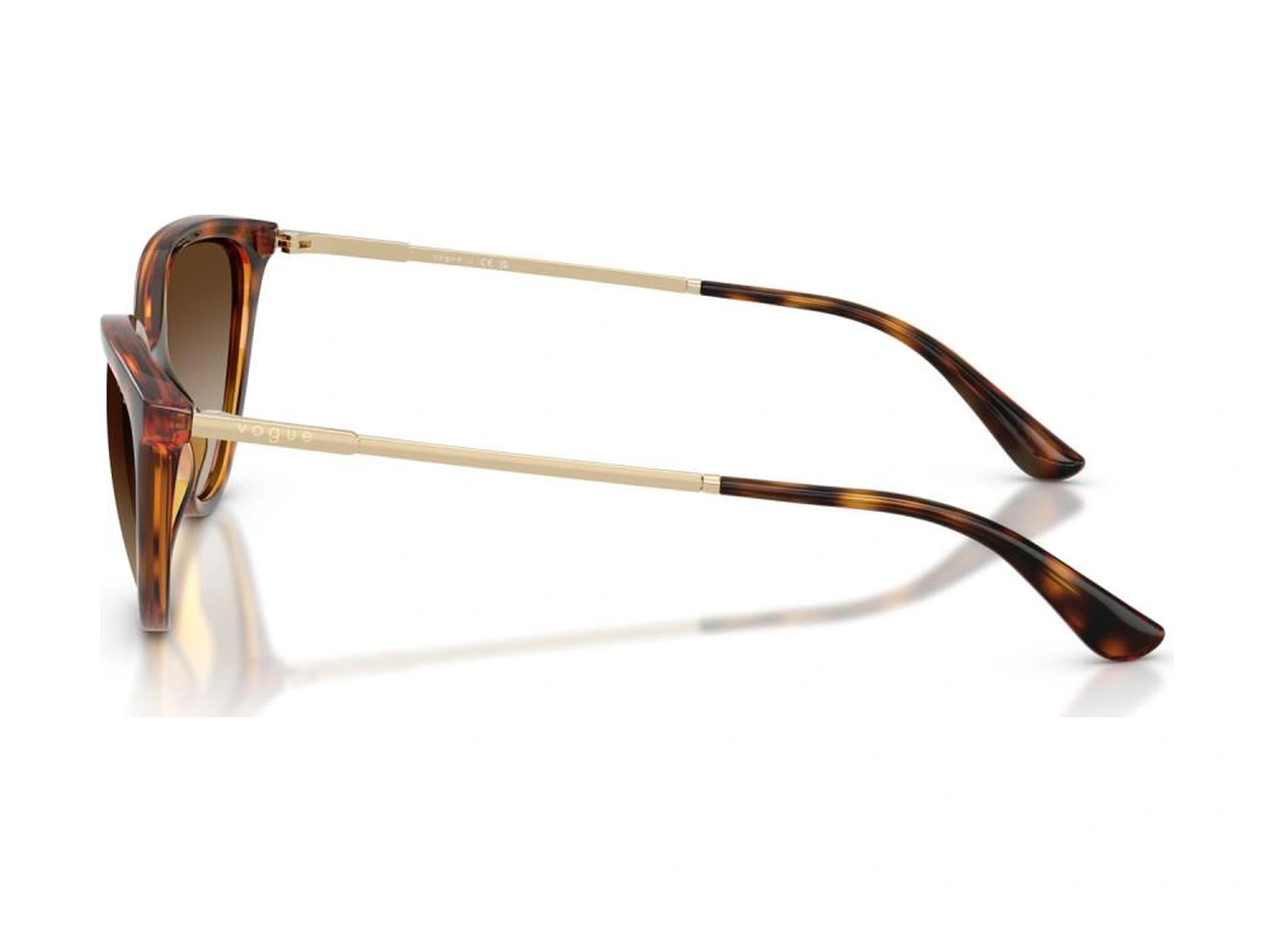 5672s W65613 57 Cat Eye Güneş Gözlüğü Kahverengi