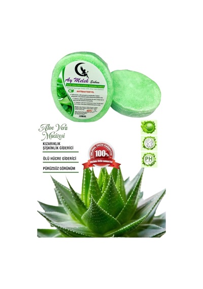 Aloe Vera Özlü Süngerli Doğal Güzellik Sabunu Cilt   Etkili Diğer
