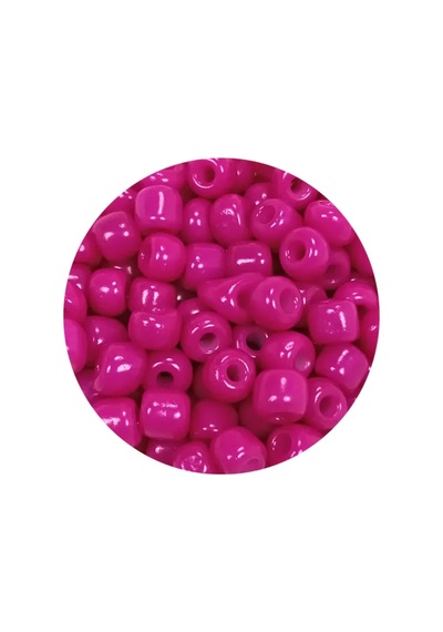 Tedar Dökme Cam Kum Boncuk Büyük Boy 6/0 4 Mm - 60 Gram - Açık Mor - Bnc130 Najmaddin (No:1) 8.5Cm X 10.5 Cm