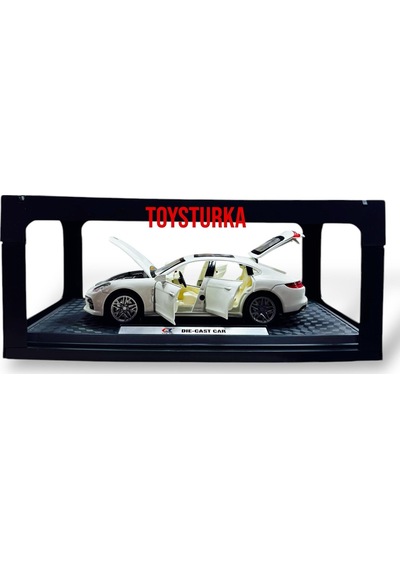 1:24 Metal Model Koleksiyon Araba Porsche Beyaz 21 Cm Cz127b