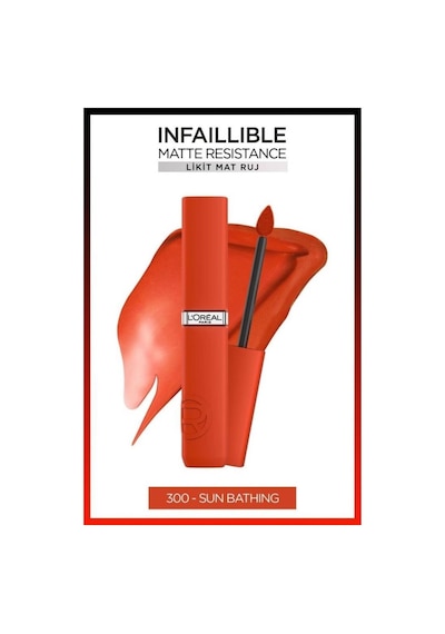 L'Oréal Paris Infaillible Matte Resistance Likit Mat Ruj 300 Sun Bathing