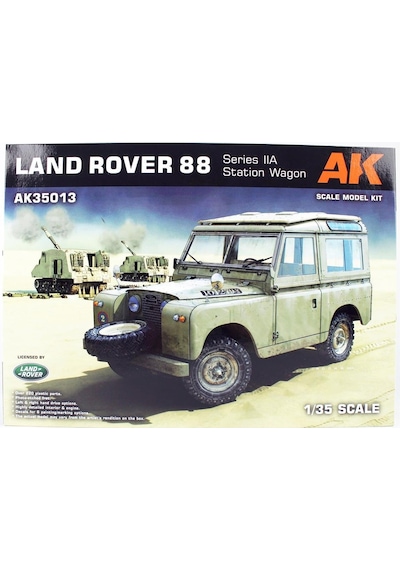 Ak Interactive 35013 1/35 Ölçek, Land Rover 88 Series Iıa Steyşın Vagon , Askeri Araç Plastik Model Kiti
