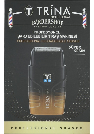 Trina Professional Şarjlı Tıraş Makinesi Sarı Trnsklks0024yl