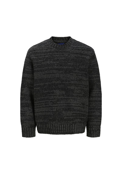 Jack & Jones Erkek Kazak 12277985 Siyah Siyah
