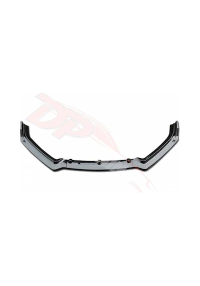 Vw Polo 6r Ön Lip Ek Abs Plastik Piano Black 2009 - 2017 3 Parça