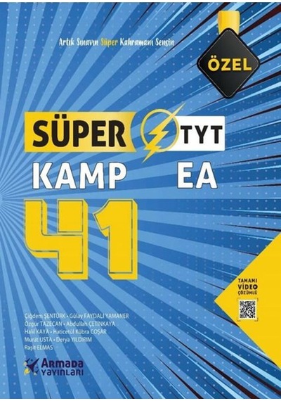 Armada Yayınları Tyt Süper Ea 41 Kamp Soru Bankası
