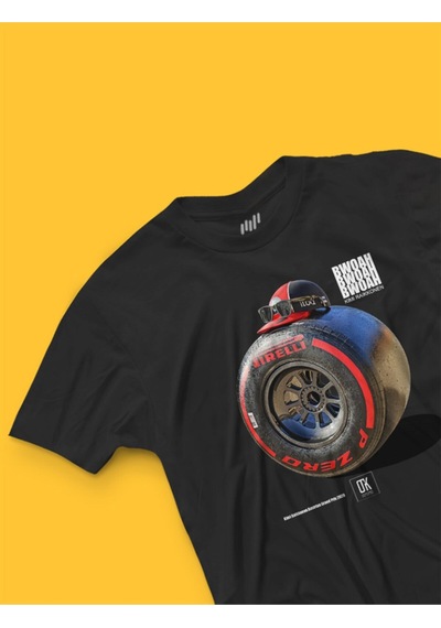 Flood Of Style Unisex Siyah Kimi Raikkonen Avusturya Gp 2020 T-shirt