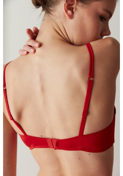 Penti Tango Kırmızı Glam Lace Dolgusuz Sütyen