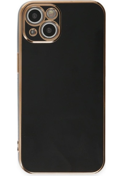 Apple iPhone  Uyumlu,  15 Kılıf Volet Silikon - Siyah