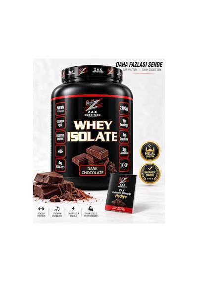 Whey İzole Protein Çikolata Aromalı 2100 Gr
