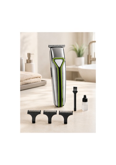Şarjlı Saç Sakal Tıraş Makinesi T Başlıklı 1 2 3 Mm Taraklı Kablolu Ve Kablosuz