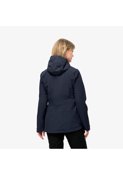 Jack Wolfskin Moonrise 3in1 Kadın Lacivert Outdoor Ceket - 1115621