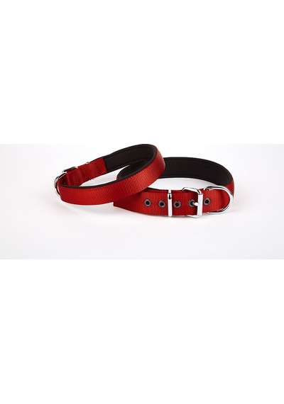 Dokuma Köpek Boyun Tasması 45-52 Cm Kırmızı Çok Renkli