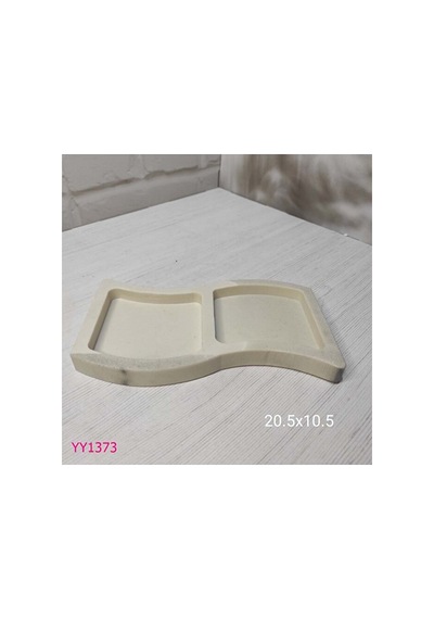Yy1373-2li Saksı Altlığı Dalgalı Silikon Kalıp