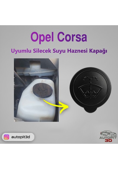 Opel Corsa Uyumlu Silecek Suyu Haznesi Kapağı Silecek Suyu Haznesi Kapağı