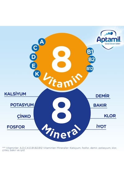 Aptamil 3 Bebek Devam Sütü 9 - 12 Ay 900 G