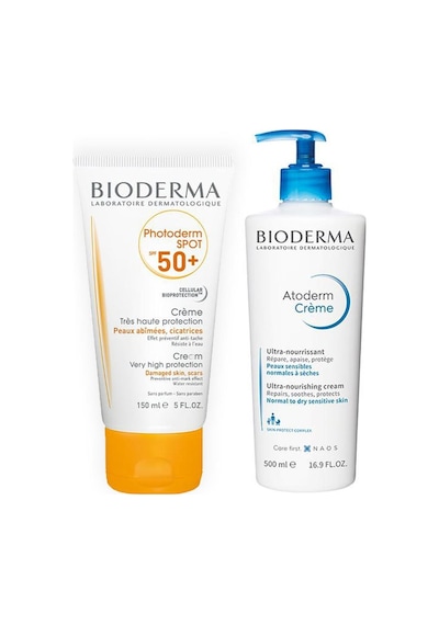 Bioderma Spf 50+ Photoderm Spot 150 ML + Bioderma Atoderm Cream 500 ML