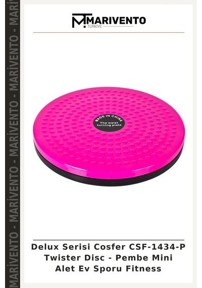 Delux Serisi Cosfer Csf-1434-p Twister Disc - Pembe Mini Alet Ev Sporu Fitness