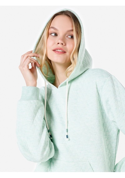 Colin's Colins Regular Fit Basic Yeşil Kadın Sweatshirt Cl1067255 Mint Yeşili