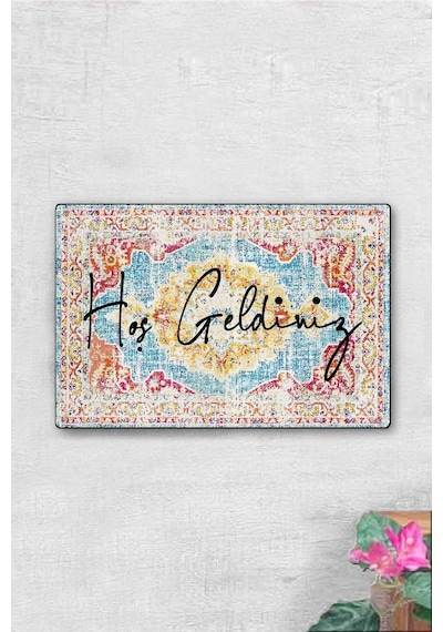 Pvc Alte 40x60 Cm Özel Tasarım Iç Ve Dış Pvc Kapı Önü Paspasları